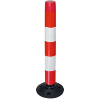 <u>Traffic-Line FlexPin Flexible 1000mm Red and White Plastic Post with Base</u>